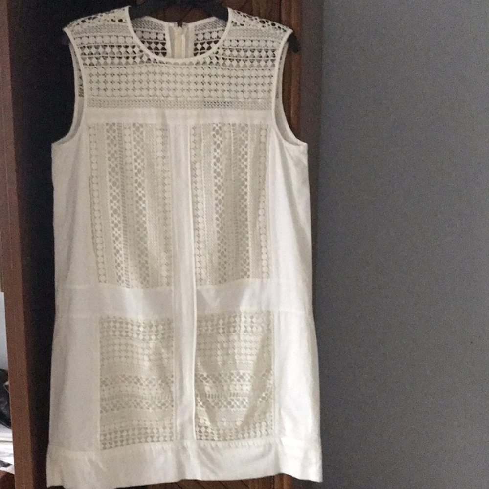 JCrew cotton and lace dress